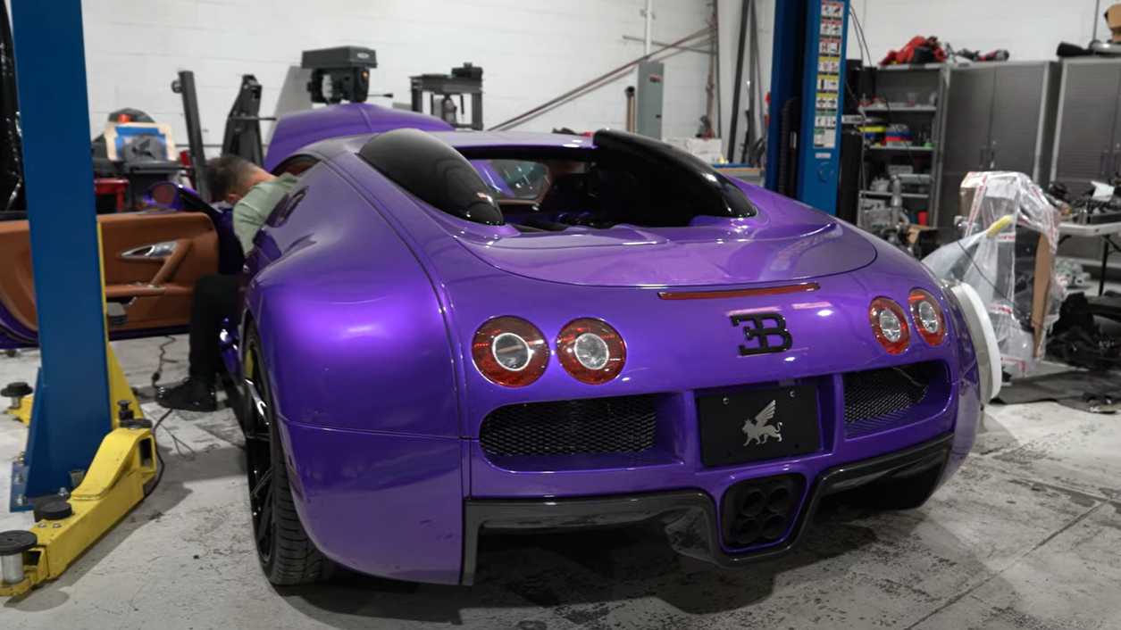 *That* Flooded Bugatti Veyron Is Finally Almost Back On The Road